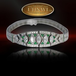 Luxus Diamant-Armband 4,414ct
