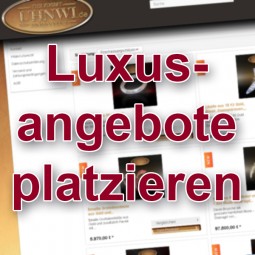 Ihre Luxusgüter als Angebote bei UHNWI plazieren...